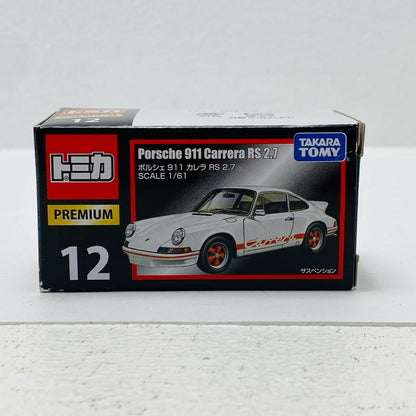 1/61 Porsche 911 Carrera RS 2.7 (White x Red) "Tomica Premium 12"