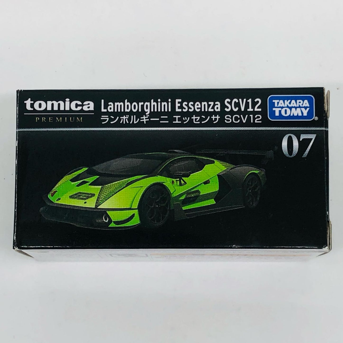 1/70 Lamborghini Essenza SCV12 (Black x Green) "Tomica Premium 07"