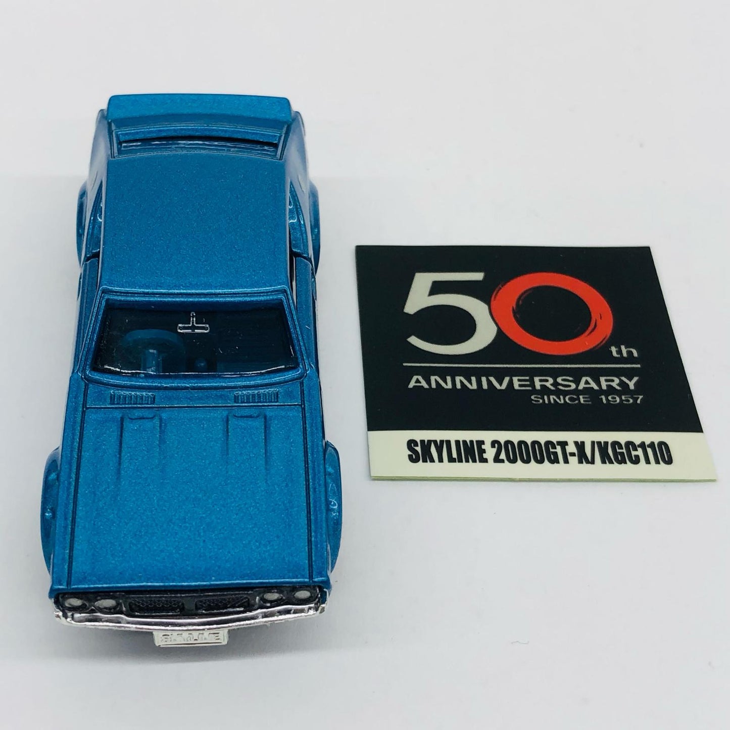 1/64 Skyline 2000GT-X/KGC110 (Metallic Blue) "Tomica" Skyline 50th Anniversary First Half