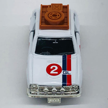 1/57 Honda Civic GL Rally Type #2 (White) "Tomica Museum Race Car Collection M-24"