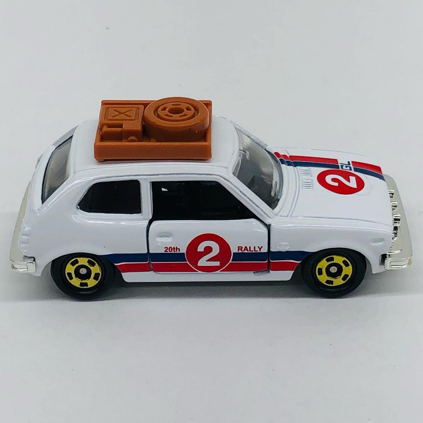 1/57 Honda Civic GL Rally Type #2 (White) "Tomica Museum Race Car Collection M-24"