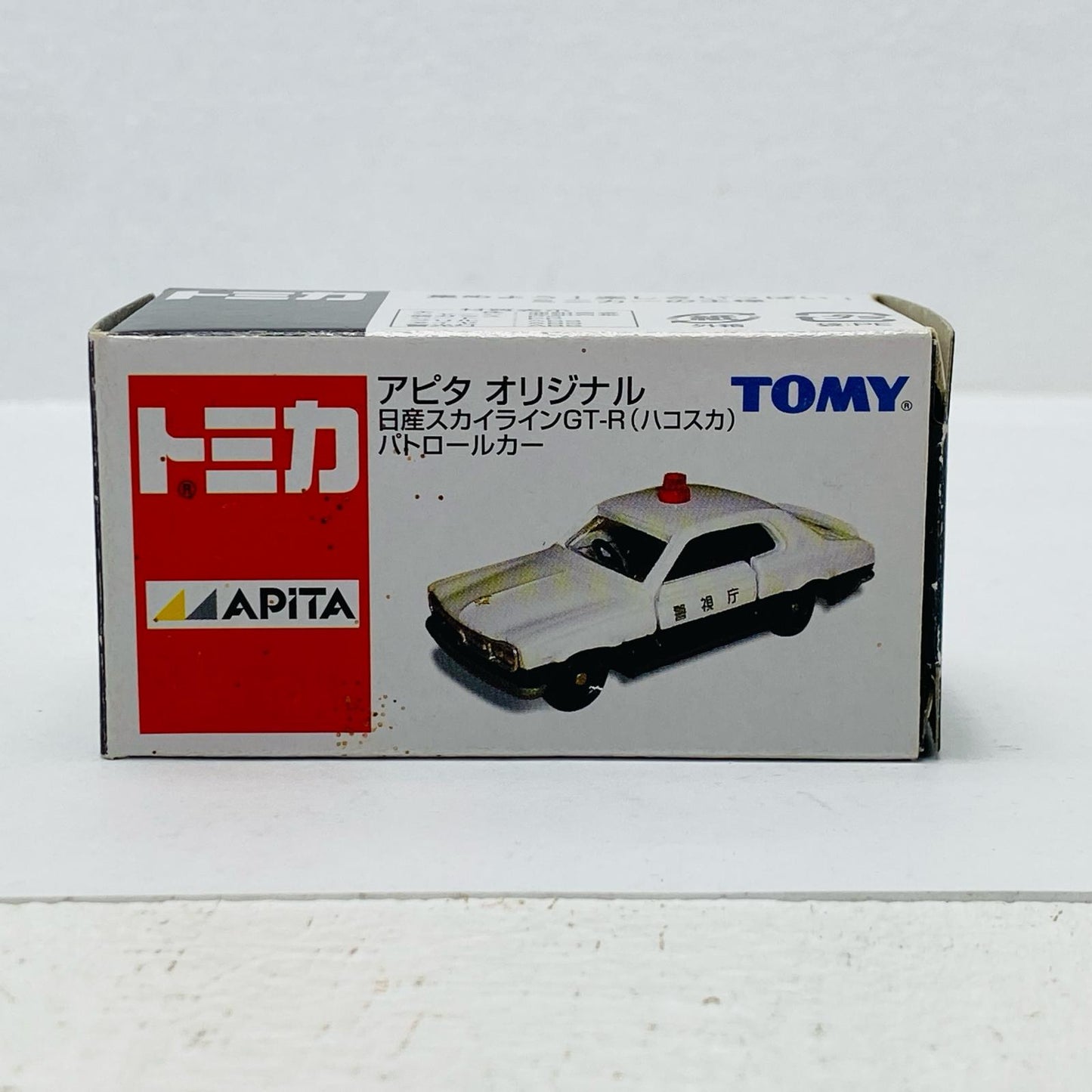 1/62 Nissan Skyline GT-R Hakosuka Patrol Car Metropolitan Police Department (White x Black) "Tomica" Apita Original