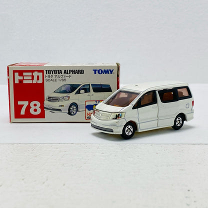 1/65 Toyota Alphard (White / Red Box) "Tomica No. 78"