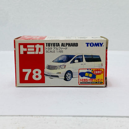 1/65 Toyota Alphard (White / Red Box) "Tomica No. 78"