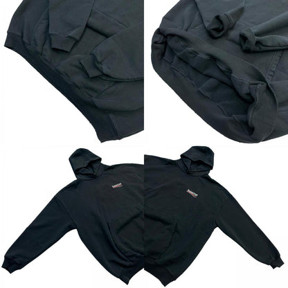 BALENCIAGA | Balenciaga Large Fit Hoodie Black Size: XXS