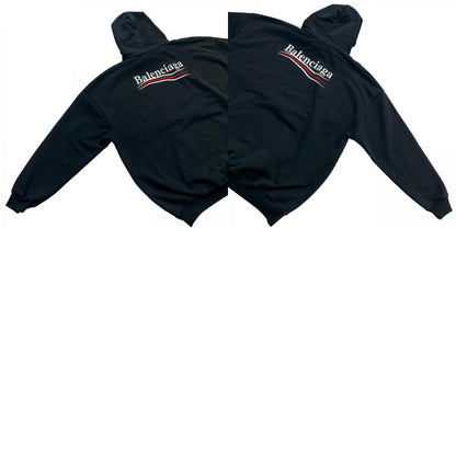 BALENCIAGA | Balenciaga Large Fit Hoodie Black Size: XXS