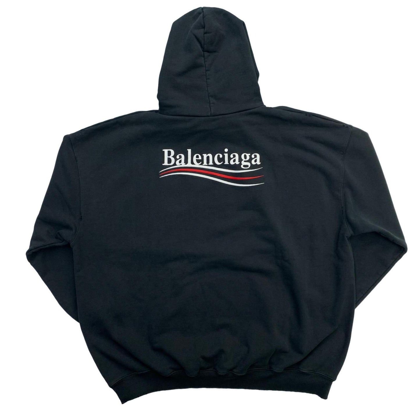 BALENCIAGA | Balenciaga Large Fit Hoodie Black Size: XXS