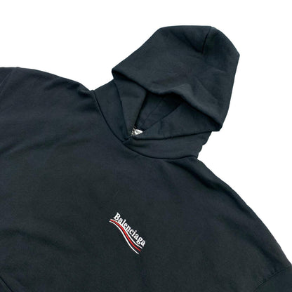 BALENCIAGA | Balenciaga Large Fit Hoodie Black Size: XXS