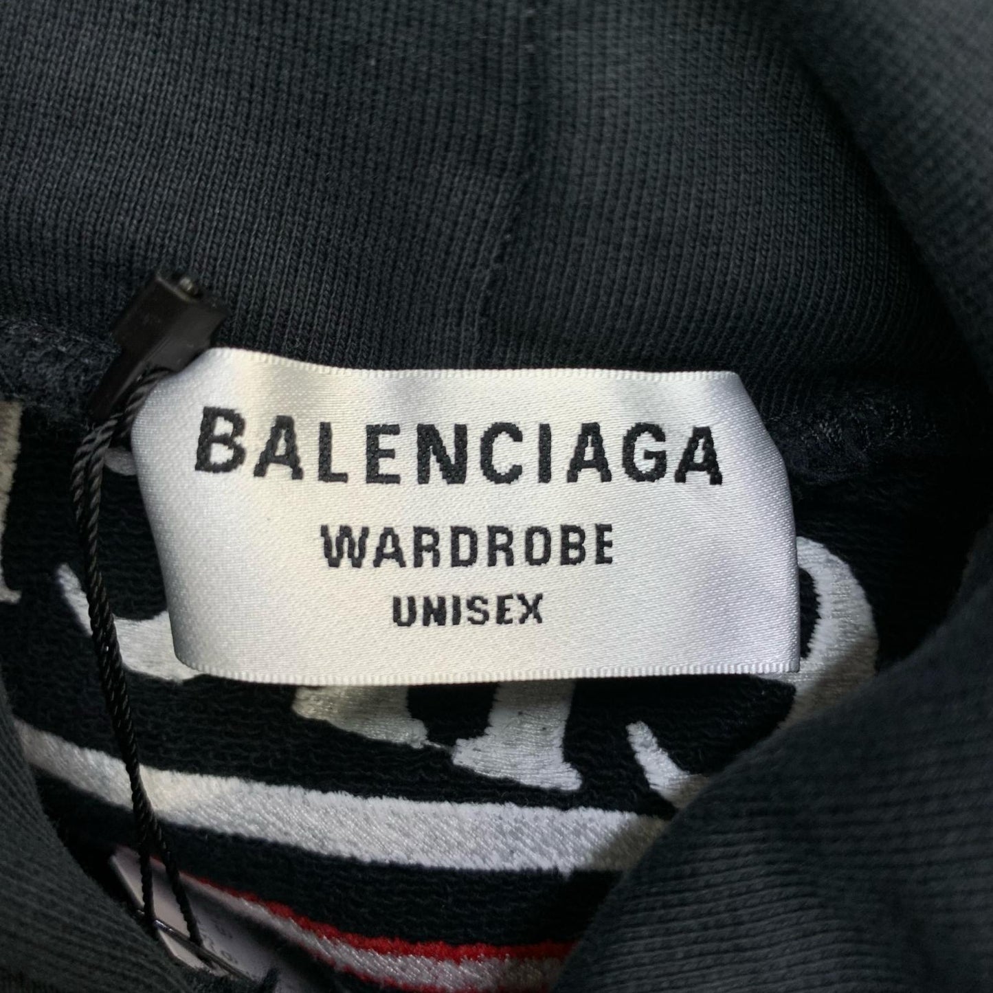BALENCIAGA | Balenciaga Large Fit Hoodie Black Size: XXS