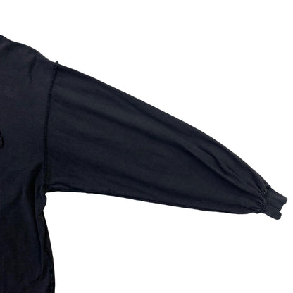 BALENCIAGA | Balenciaga Inside Out Large T-Shirt Long Sleeve Black Size: 1