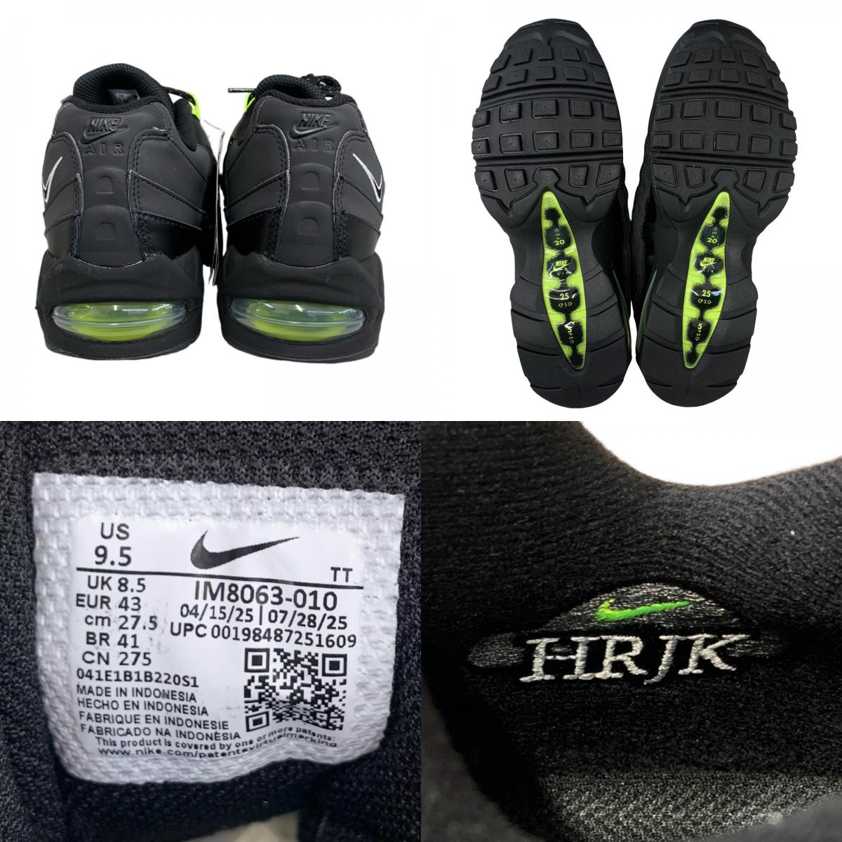NIKE | ナイキ Nike Air Max 95 OG Big Bubble 'HRJK' スニーカー ブラック 27.5cm
