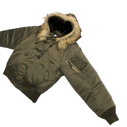 HYKE | N-2B Military Jacket Olive Size: 1