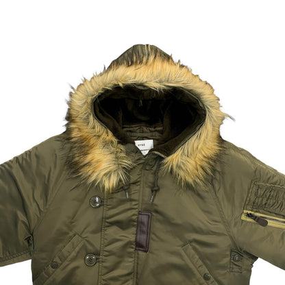 HYKE | N-2B Military Jacket Olive Size: 1