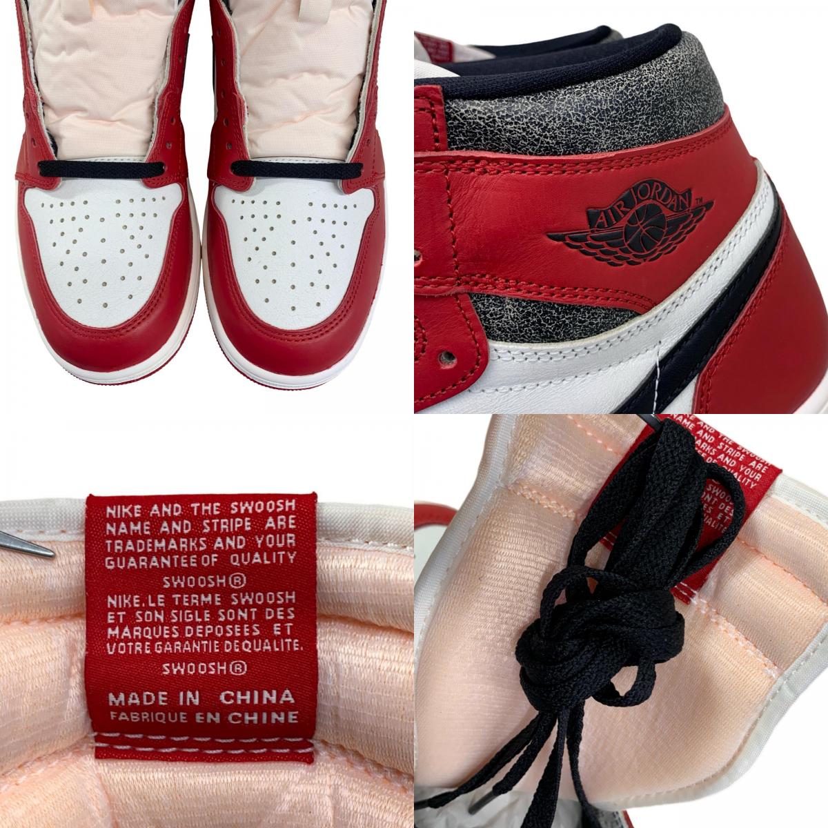 NIKE | ナイキ Air Jordan 1 High OG 'Lost & Found/Chicago' スニーカー ホワイト 29.5cm