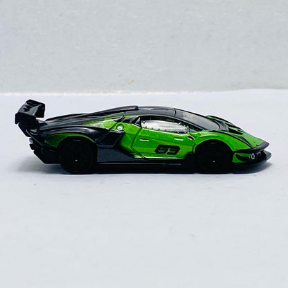 1/70 Lamborghini Essenza SCV12 (Black x Green) "Tomica Premium 07" [Figure]
