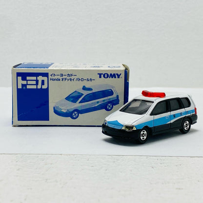 1/66 Honda Odyssey Patrol Car (White x Sky Blue x Black) "Tomica" Ito-Yokado Limited [Figure]