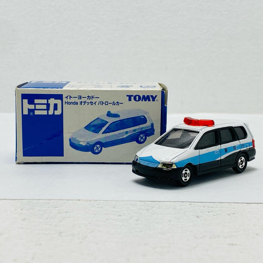 1/66ホンダオデッセイパトロールカー(ホワイト×スカイブルー×ブラック)「トミカ」イトーヨカドー限定【フィギュア】