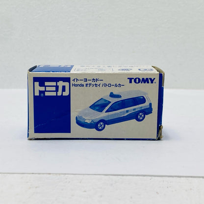1/66 Honda Odyssey Patrol Car (White x Sky Blue x Black) "Tomica" Ito-Yokado Limited [Figure]