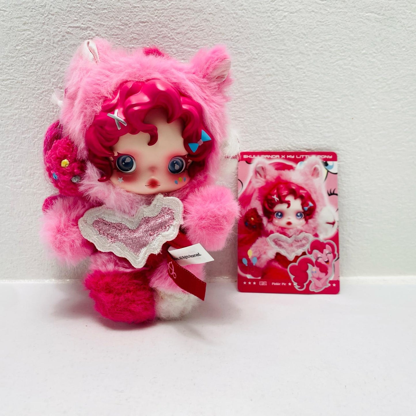 Pinkie Pie "SKULLPANDA × My Little Pony Series Plush Pendant" [Figure]