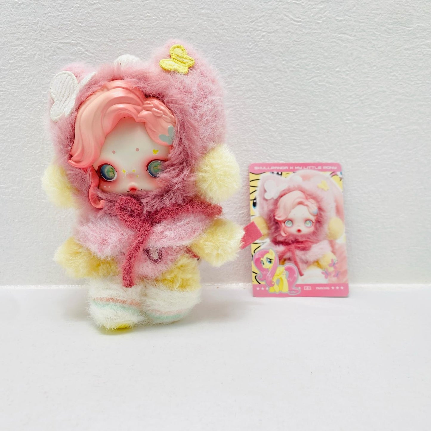 Fluttershy "SKULLPANDA × My Little Pony Series Plush Pendant" [Figure]