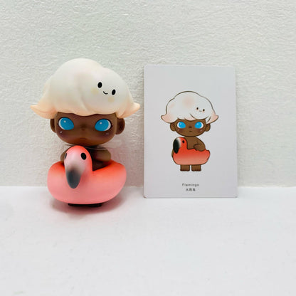 Flamingo "POPMART DIMOO Retro Series" [Figure]