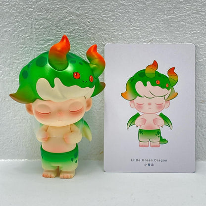 Little Green Dragon 「POPMART DIMOO レトロ シリーズ」【フィギュア】