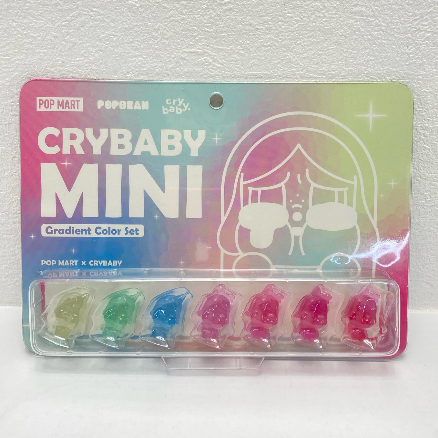 POP BEAN CRYBABY ミニフィギュア グラデーションカラー