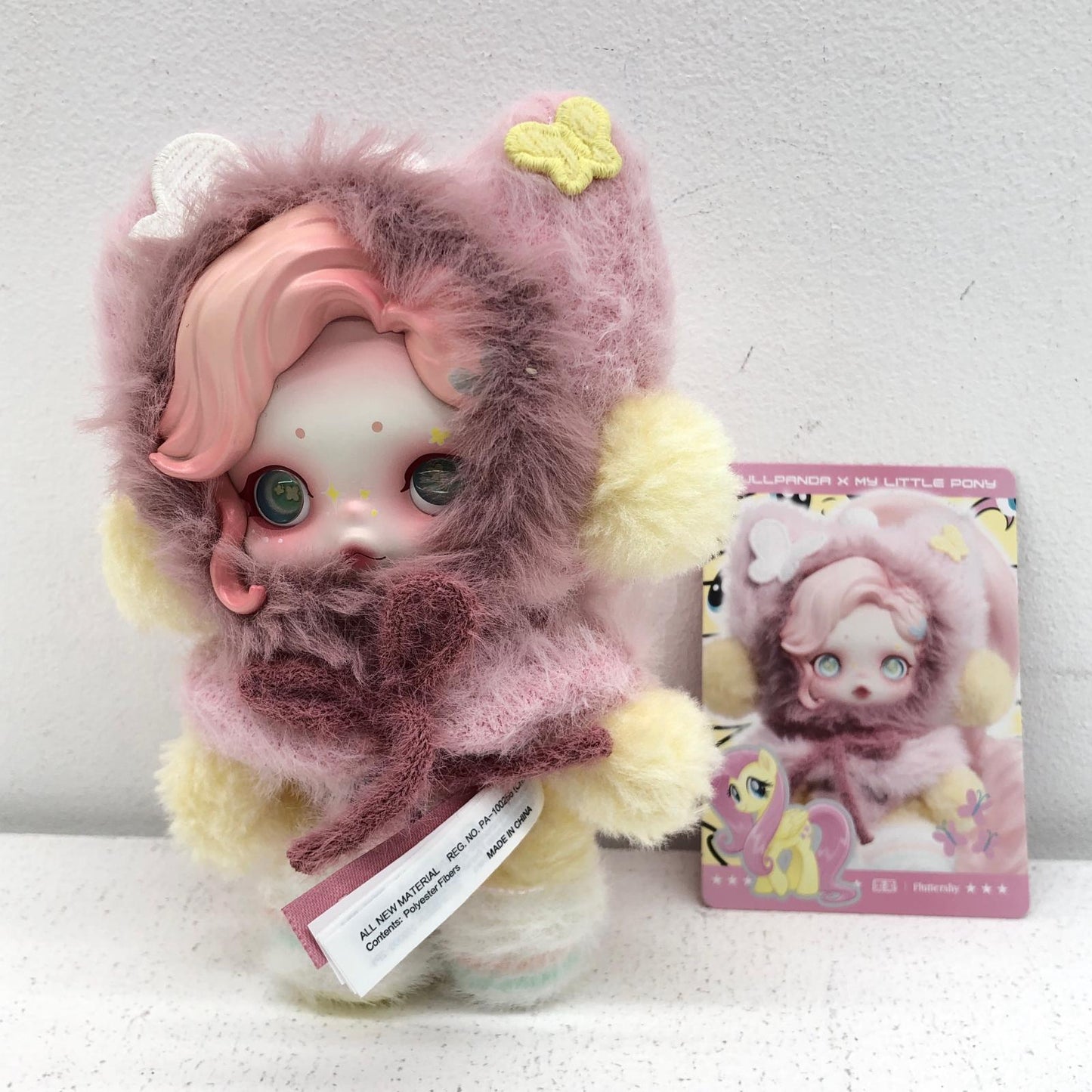 Fluttershy "SKULLPANDA × My Little Pony Series Plush Pendant" [Figure]