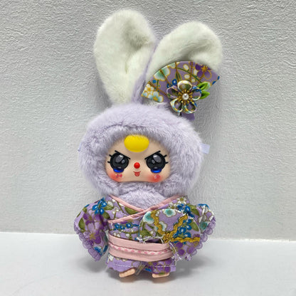 紫いもまんじゅう TOP TOY Baby Three Macaron Cute Bunny Series Plush