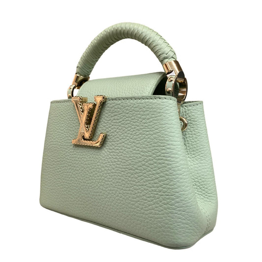 LOUIS VUITTON | ルイ・ヴィトン カプシーヌMINI ハンドバッグ ブルー