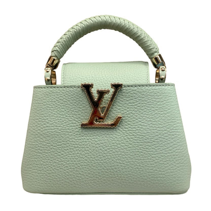 LOUIS VUITTON | ルイ・ヴィトン カプシーヌMINI ハンドバッグ M15157 ブルー【瀬戸大橋店】