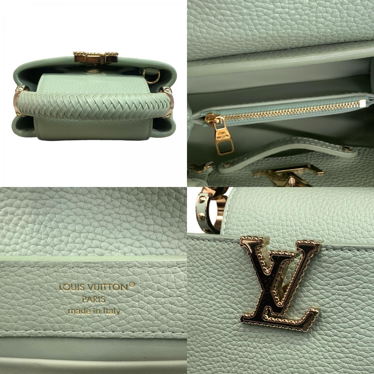 LOUIS VUITTON | ルイ・ヴィトン カプシーヌMINI ハンドバッグ M15157 ブルー【瀬戸大橋店】
