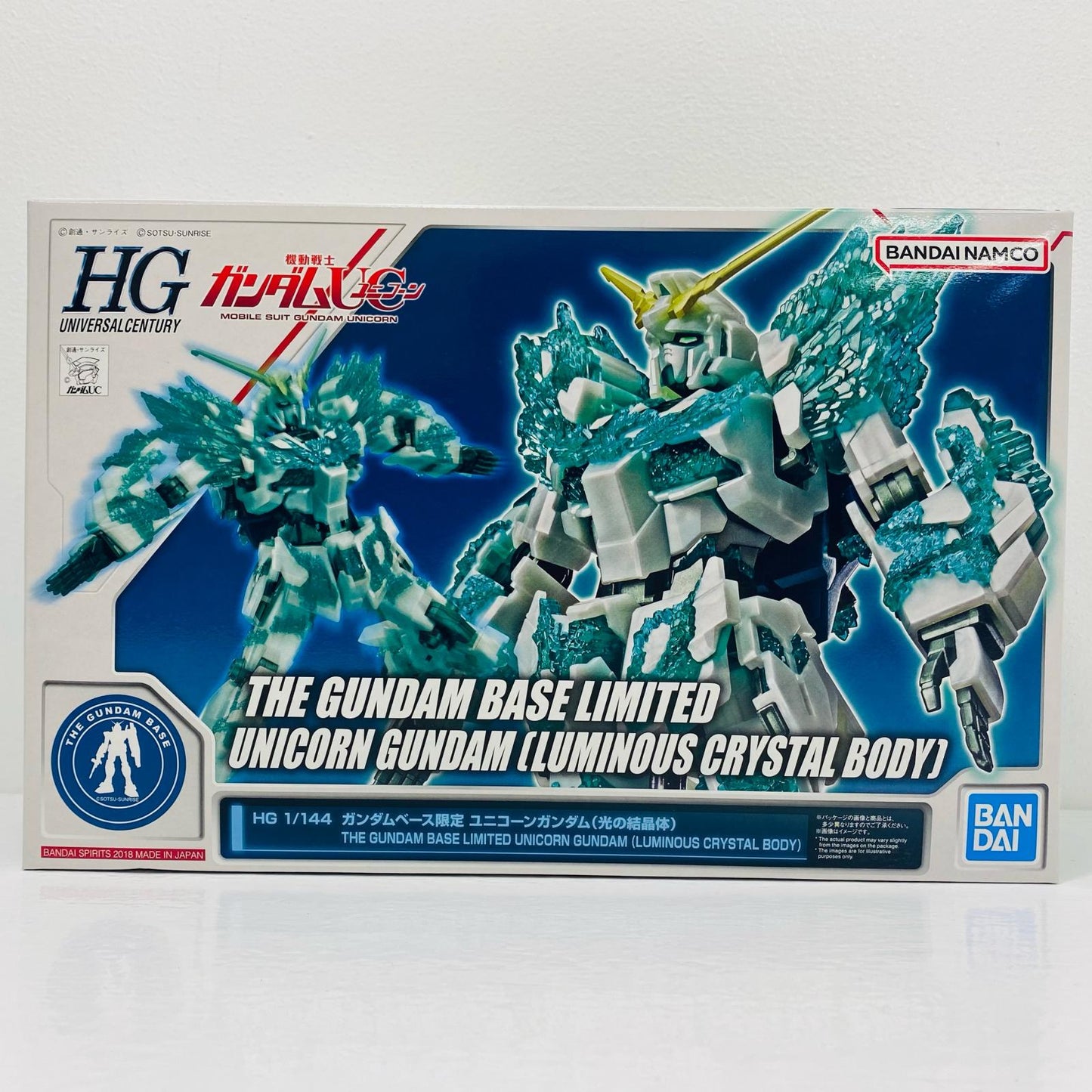 1/144 HGUC RX-0 Unicorn Gundam (Crystal of Light) "Mobile Suit Gundam UC" Gundam Base Limited [5060823]