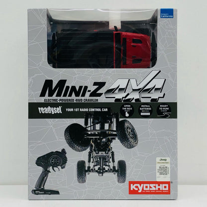 MX-01 r/s Jeep Wrangler Rubicon Ready Set (Red) "Mini-Z 4x4 Series" [32521R]【Figure】