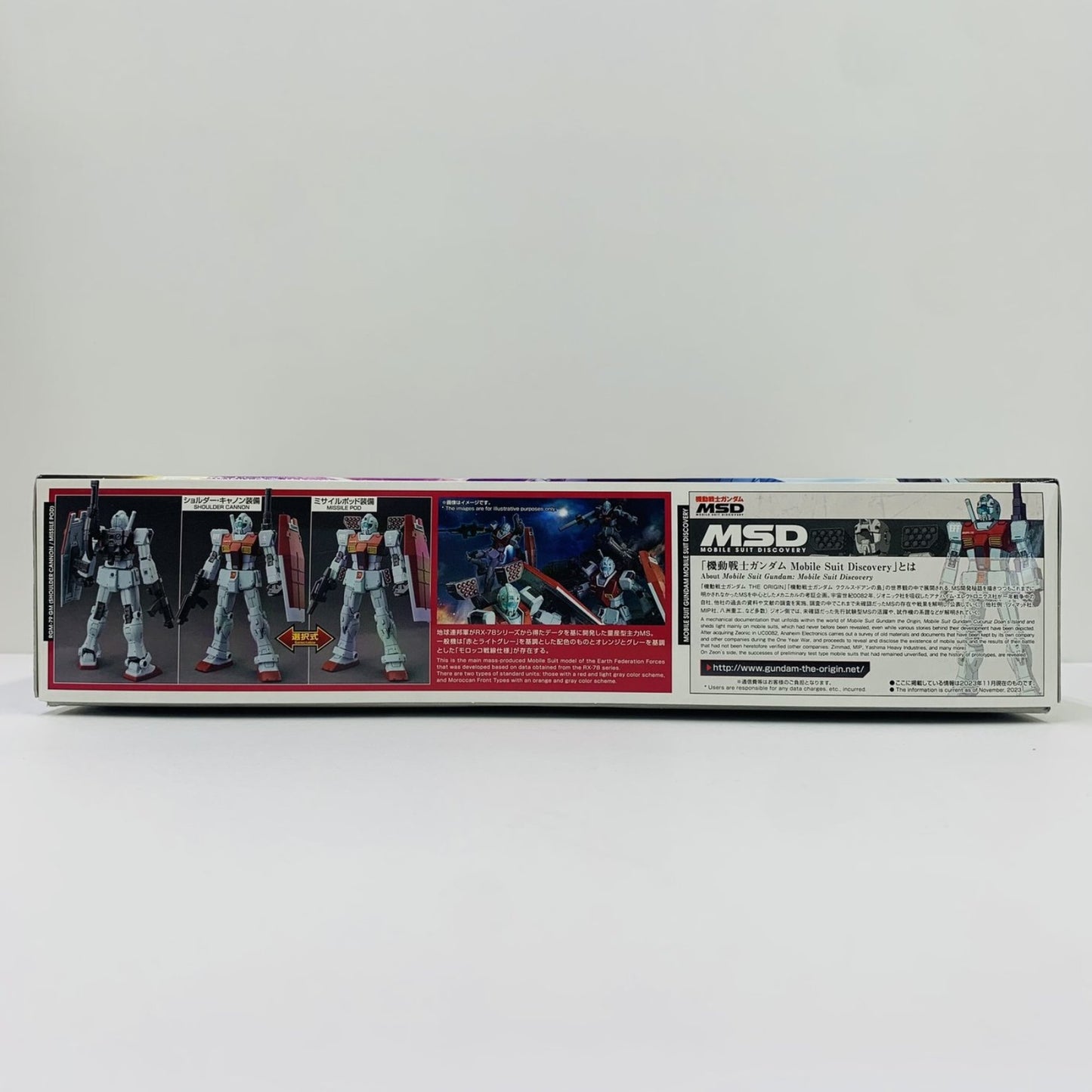 1/144 HG RGM-79 GM (Shoulder Cannon/Missile Pod Equipment) "Mobile Suit Gundam MSD" [5065714]