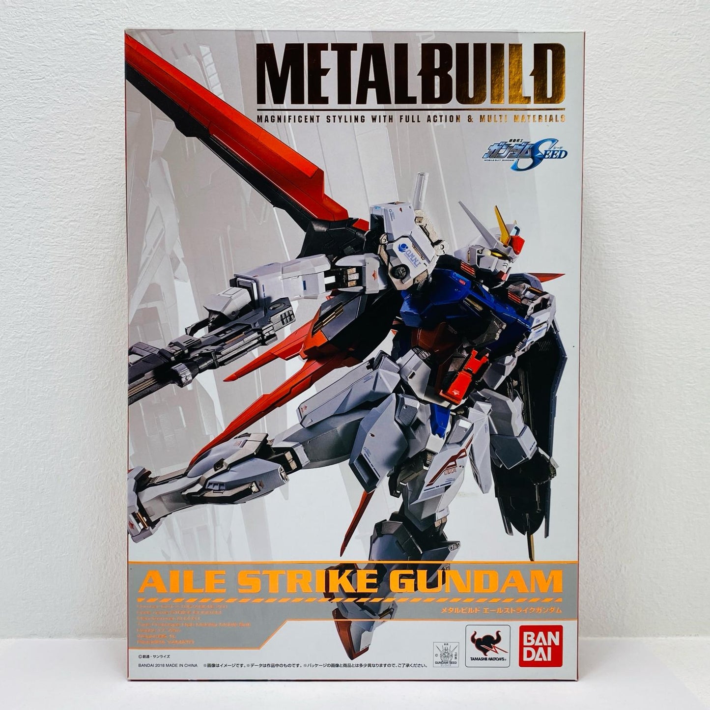 METAL BUILD GAT-X105 + AQM/E-X01 Aile Strike Gundam "Mobile Suit Gundam SEED" [Figure]