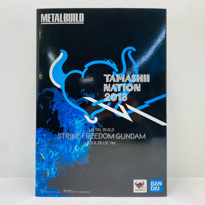 METAL BUILD Strike Freedom Gundam SOUL BLUE Ver. "Mobile Suit Gundam SEED DESTINY" TAMASHII NATION 2018 Event Exclusive [Figure]