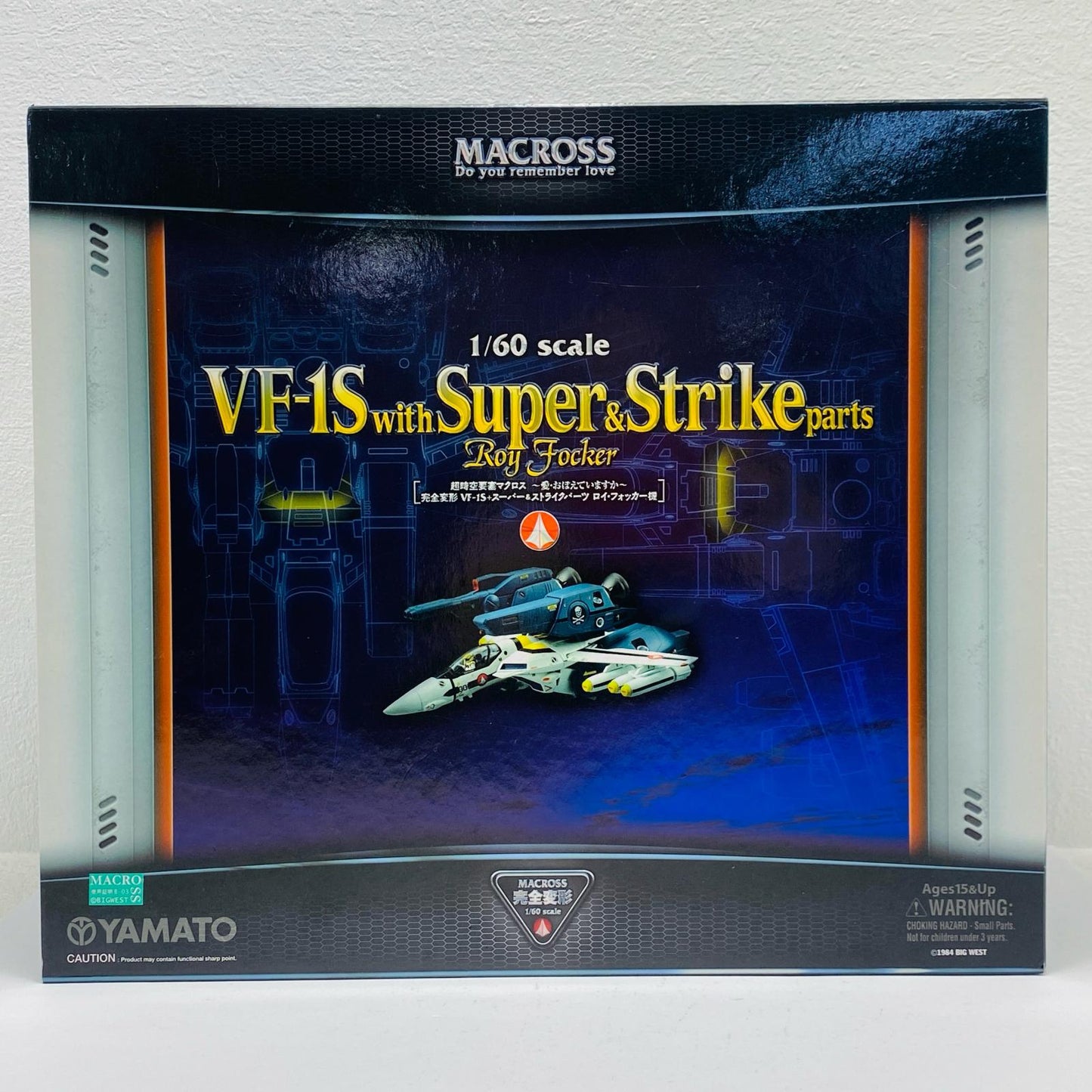 完全変形1/60VF-1S+スーパー＆ストライクパーツロイ・フォッカー機「超時空要塞マクロス愛・おぼえていますか」【フィギュア】