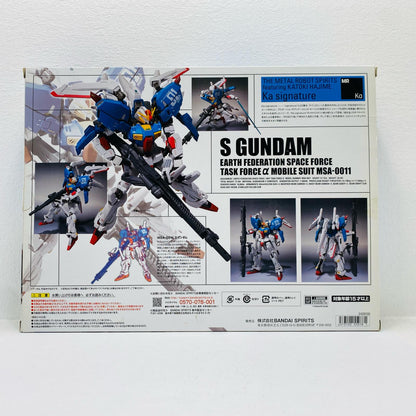 METAL ROBOT SPIRITS (Ka signature) <SIDE MS> Ex-S Gundam Task Force α "Gundam Sentinel" Tamashii Web Shop Limited [Figure]