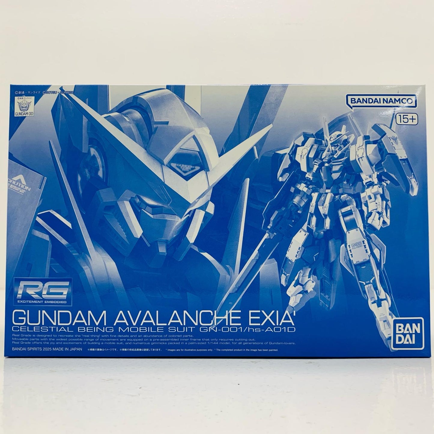 1/144 RG GN-001/hs-A01D Gundam Avalanche Exia Dash "Mobile Suit Gundam 00V Senki" Premium Bandai Exclusive [5068607]