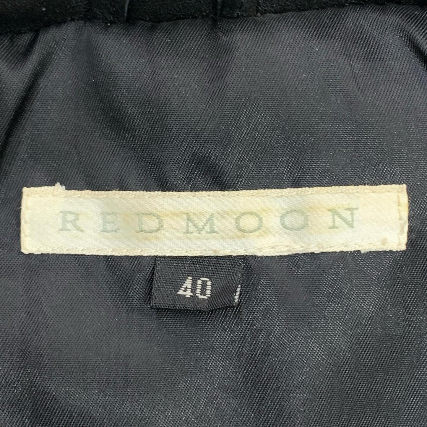 RED MOON | レッドムーン 中綿ジャケット ブラック サイズ：40