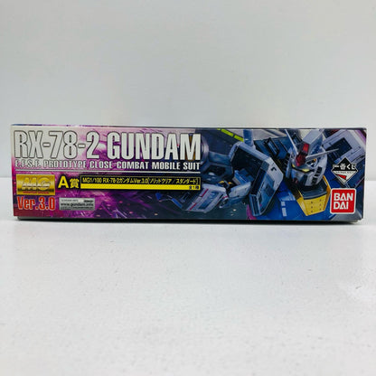 A Prize 1/100 MG RX-78-2 Gundam Ver.3.0 Solid Clear/Standard "Ichiban Kuji Collaboration Mobile Suit Gundam Gunpla" [2443183] [Figure]