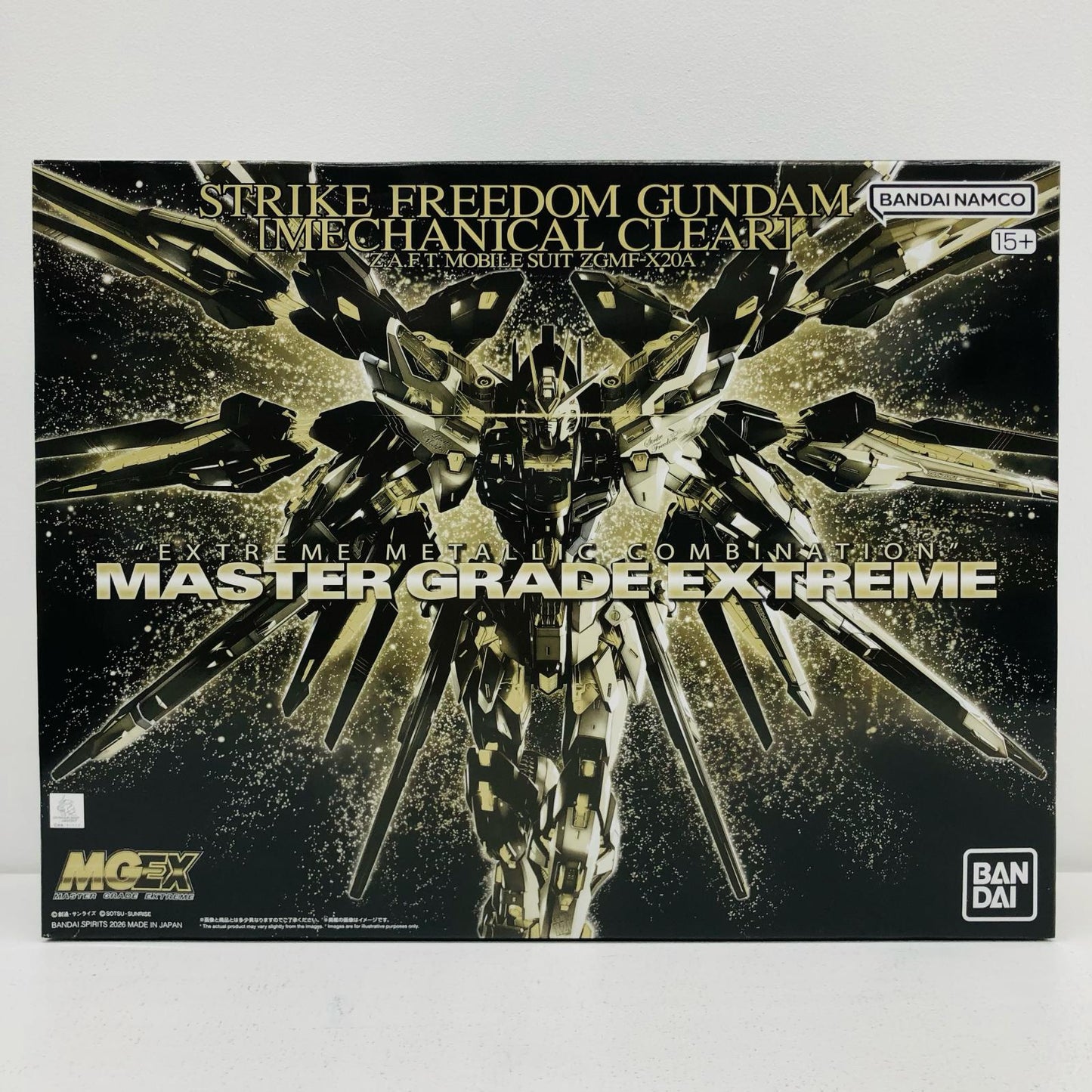 1/100MGEXストライクフリーダムガンダム[メカニカルクリア]「機動戦士ガンダムSEEDDESTINY」プレミアムバンダイ限定
