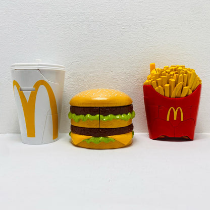 Big Mac Unit 01 & McDonald's French Fries Unit 02 & McDonald's Milkshake Unit 00 "McDonald's x Evangelion" Value Set Figures [Figures]