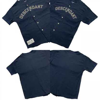 DESCENDANT | ディセンダント BEARS SS SHIRT 半袖シャツ ネイビー