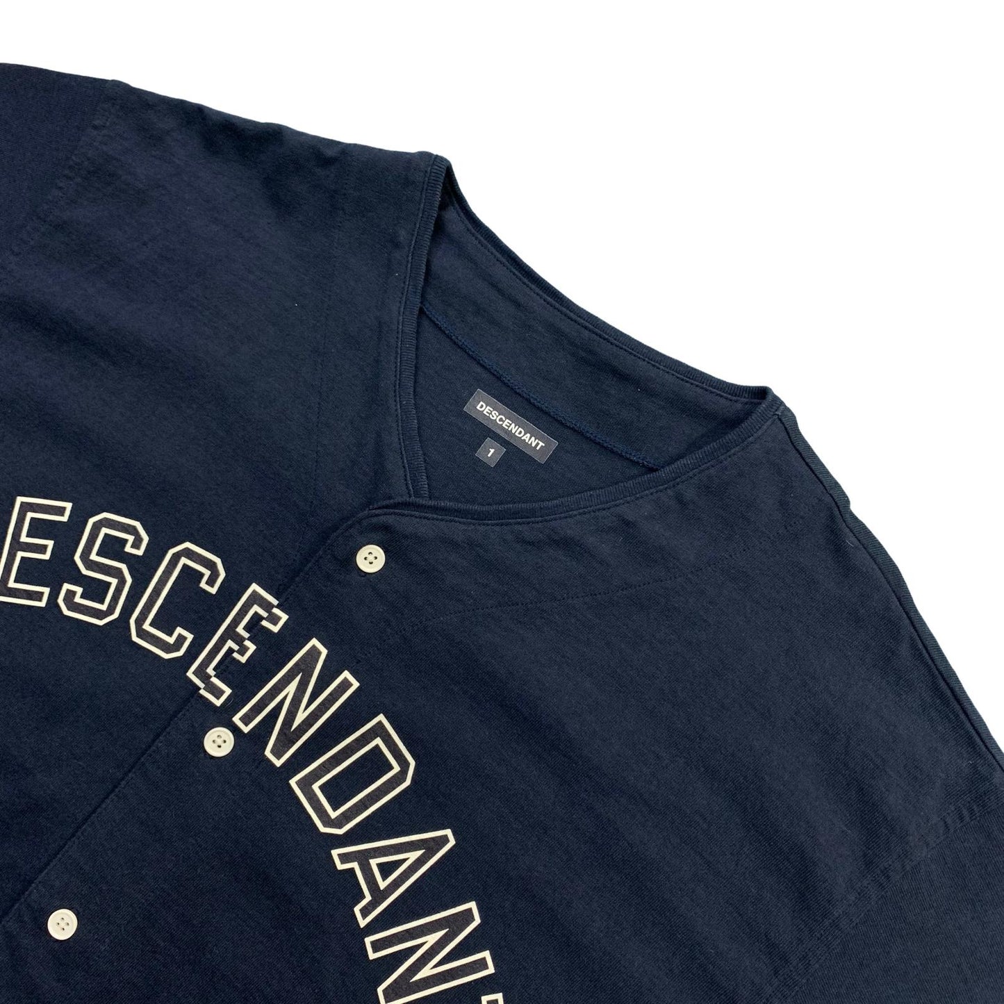 DESCENDANT | ディセンダント BEARS SS SHIRT 半袖シャツ ネイビー