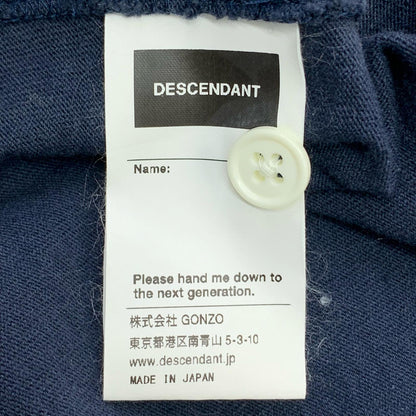 DESCENDANT | ディセンダント BEARS SS SHIRT 半袖シャツ ネイビー
