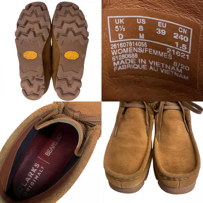 Clarks | クラークス BEAMS別注 ワラビー モカシン ブラウン 24cm