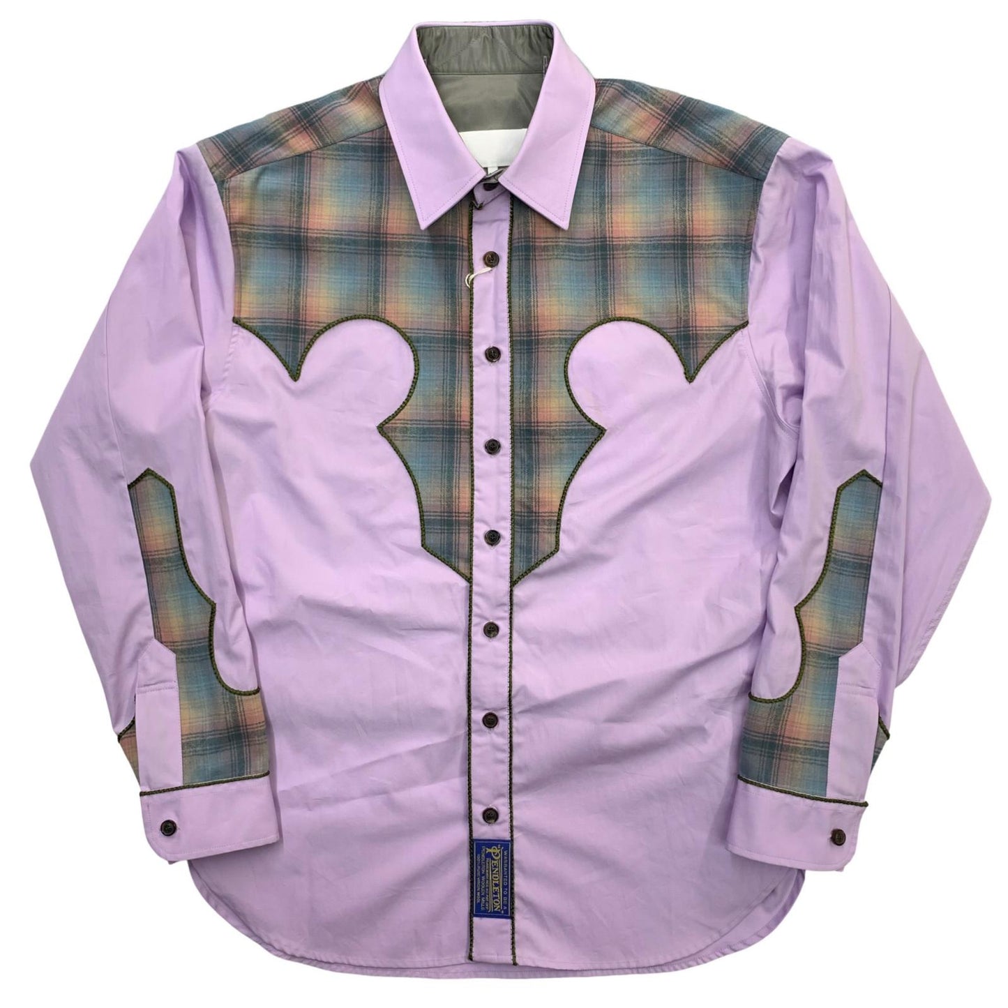 Maison Margiela | メゾンマルジェラ ×PENDLETON ウエスタンシャツ 長袖シャツ パープル サイズ：37