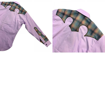 Maison Margiela | メゾンマルジェラ ×PENDLETON ウエスタンシャツ 長袖シャツ パープル サイズ：37